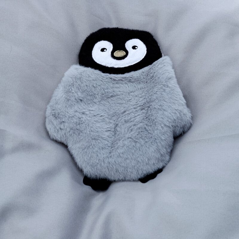 Pinguïn pluche magnetron heatpack lavendel tarwe