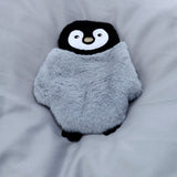 Pinguïn pluche magnetron heatpack lavendel tarwe