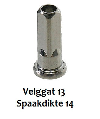 Alpina spaakverloopnippel 14 velggat 13