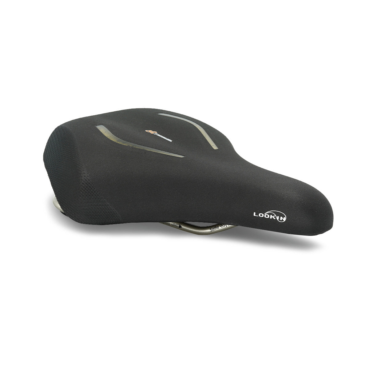 Selle royal zadel lookin evo relaxed stracciatella zwart