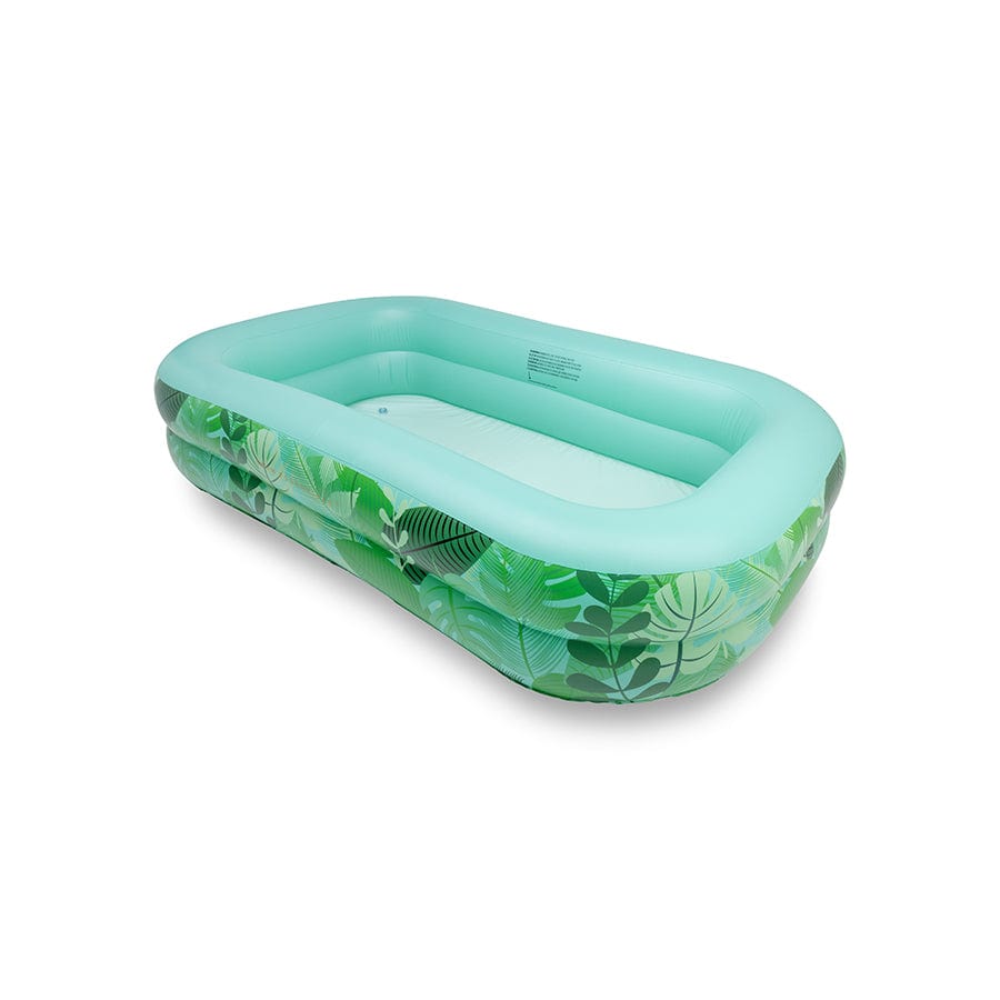 Tropic dream | groen opblaas zwembad 211 x 132 x 46 cm