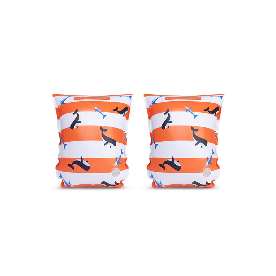 Ocean stripes | rood witte zwembandjes 2-6 jaar