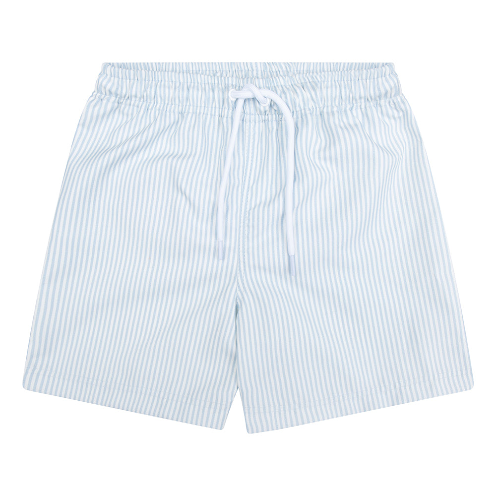 Blue stripes | blauw witte uv zwembroek jongens mannen