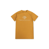 Zuivere tonen | uv zwemshirt met gele korte mouwen