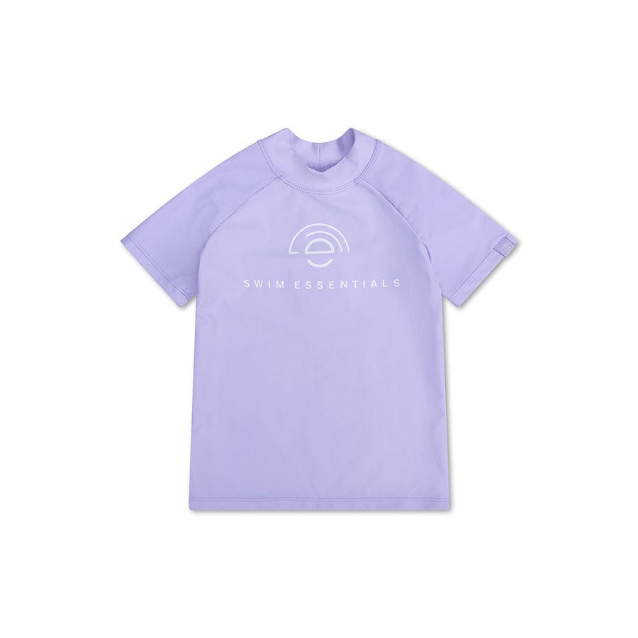 Zuivere tonen | lila uv zwemshirt met korte mouwen