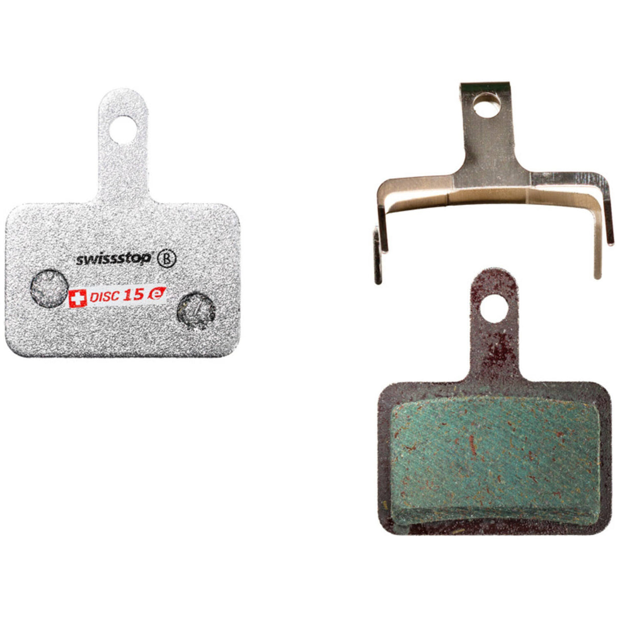 Swissstop - remblok set disc 15 e - shimano, trp, tektro, quad