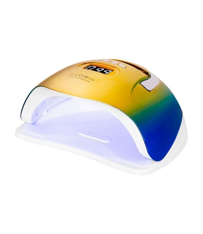 Glow f2 zn uv led lamp dual 220w metallic goud blauw