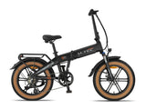 Altec cross fatbike vouwfiets 20 inch 39 cm unisex 7v schijfrem matzwart
