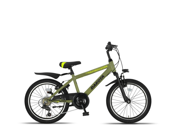 Altec dakota mtb 20 inch jongens 7v v-brakes legergroen