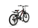 Altec dakota mtb 22 inch jongens 7v v-brakes zwart