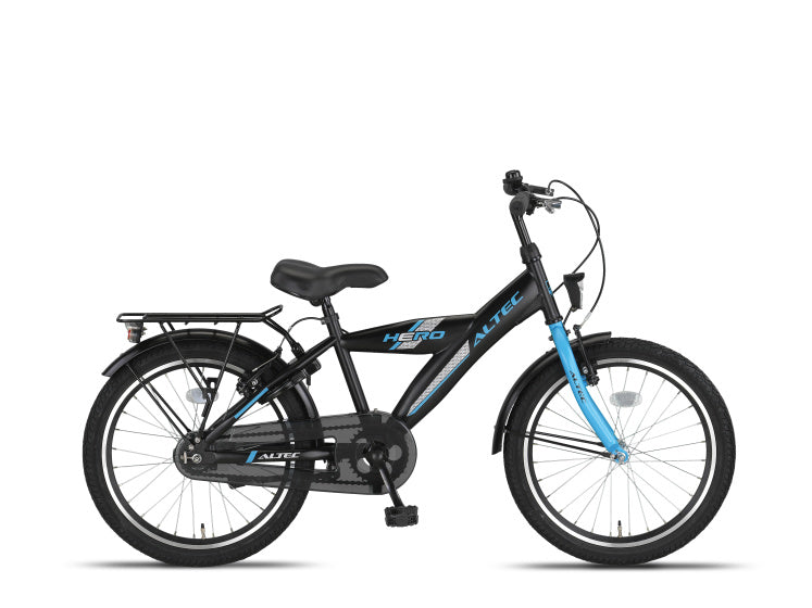 Altec hero 20 inch jongens v-brakes zwart blauw