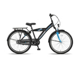 Altec hero 24 inch jongens v-brakes zwart blauw