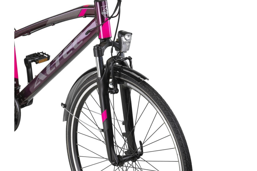 Altec legarda 28 inch 49 cm dames 24v v-brakes paars