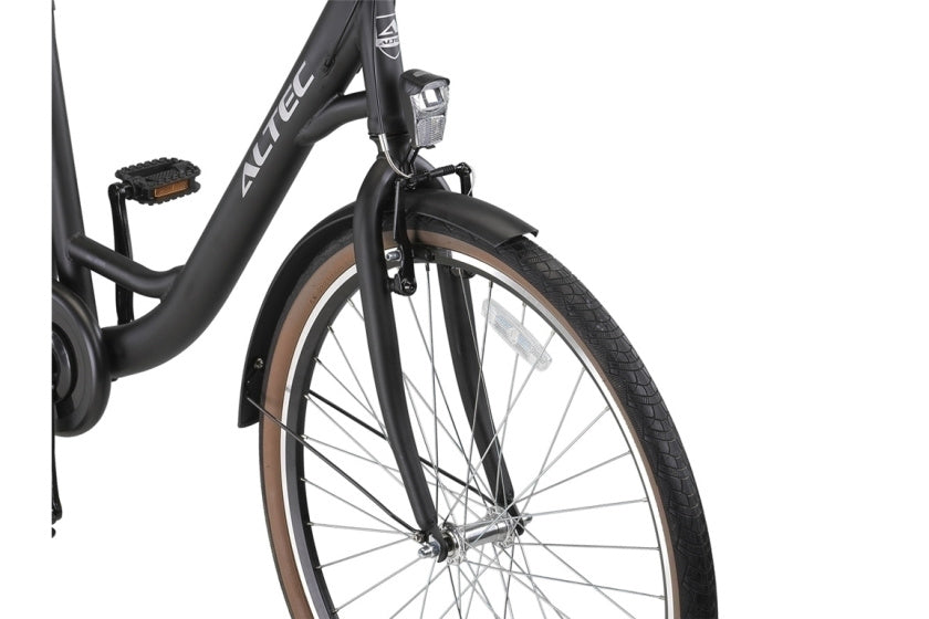 Altec marquant 28 inch 56 cm dames 3v v-brakes matzwart