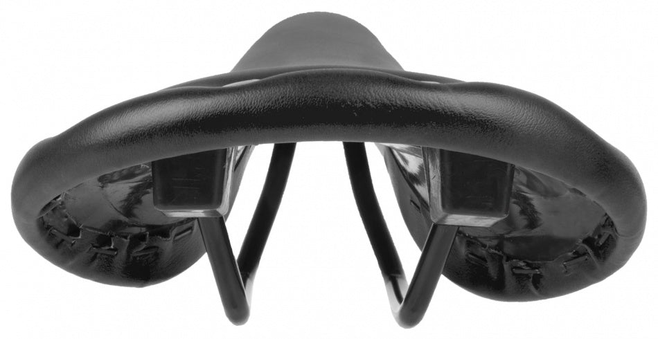 M-Wave Rivet race zadel unisex imitatie leer zwart