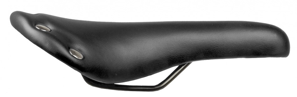 M-Wave Rivet race zadel unisex imitatie leer zwart