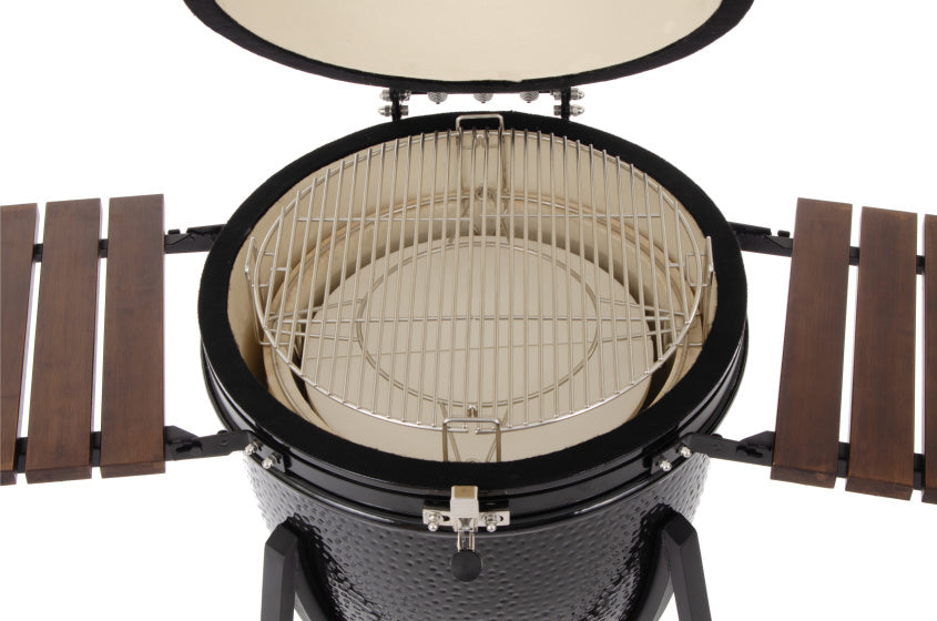 Arbaer Hitteschild 2x Halve Maan voor Kamado Large