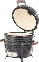 Arbaer Kamado Medium Ø 16 inch met Frame Keramisch Zwart