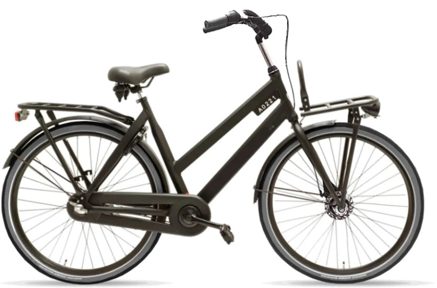 Avalon Style 28 Inch 54 cm Dames 3V Terugtraprem Zwart