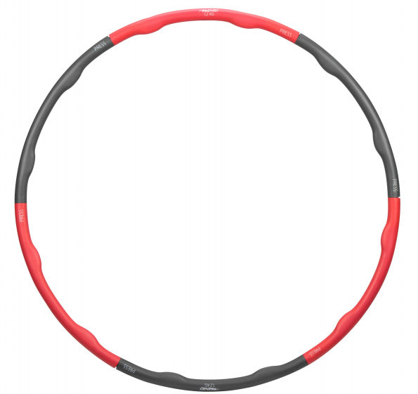 Avento Hoelahoop 100 cm foam zwart rood