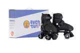 Aventuri verstelbare rolschaatsen semi-softboot zwart maat 35-38 (m)