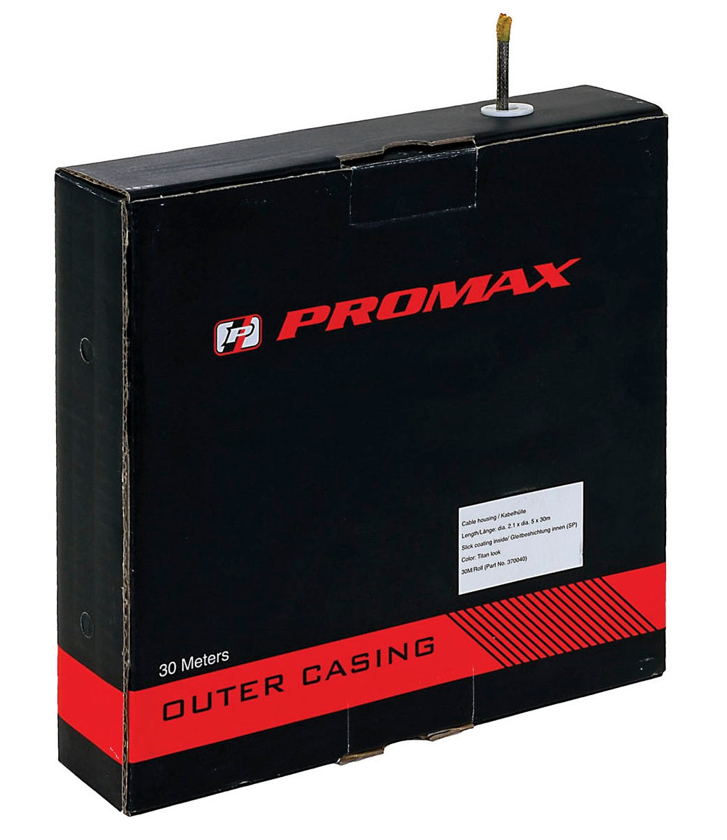 Promax Buitenkabel Voor Derailleur Zwart 4 mm 30 Meter