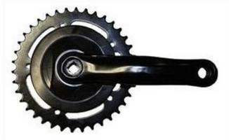 crankstel 38t 152m schijf alu zwart