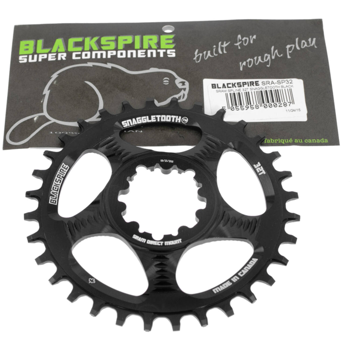 Blackspire - - kettingblad snaggletooth sram spline 32 6mm offset