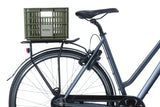 Basil fietskrat S - klein - 17.5 liter - groen