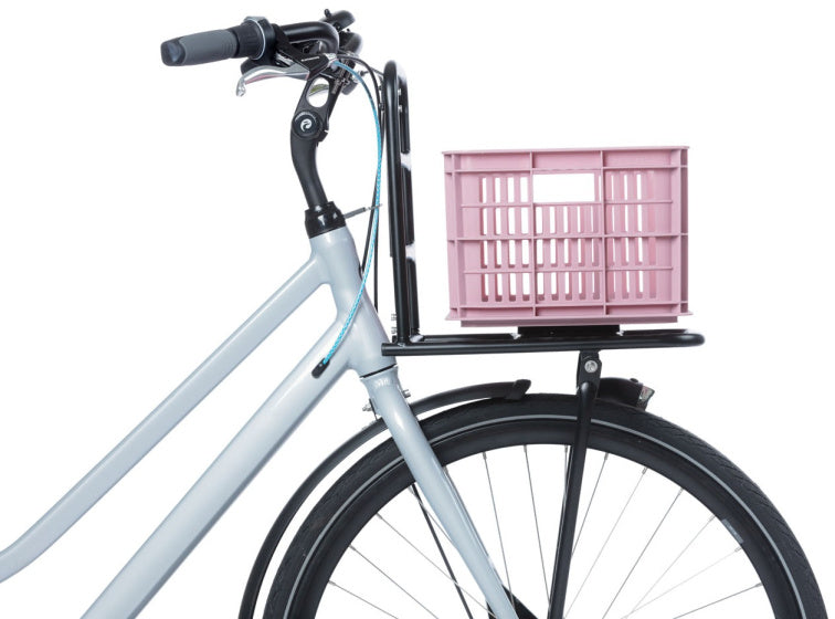 Basil fietskrat S - klein - 17.5 liter - roze