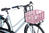 Basil fietskrat S - klein - 17.5 liter - roze