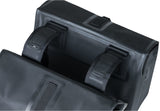 Basil Urban Dry dubbele fietstas, waterdicht, 50L, mat zwart