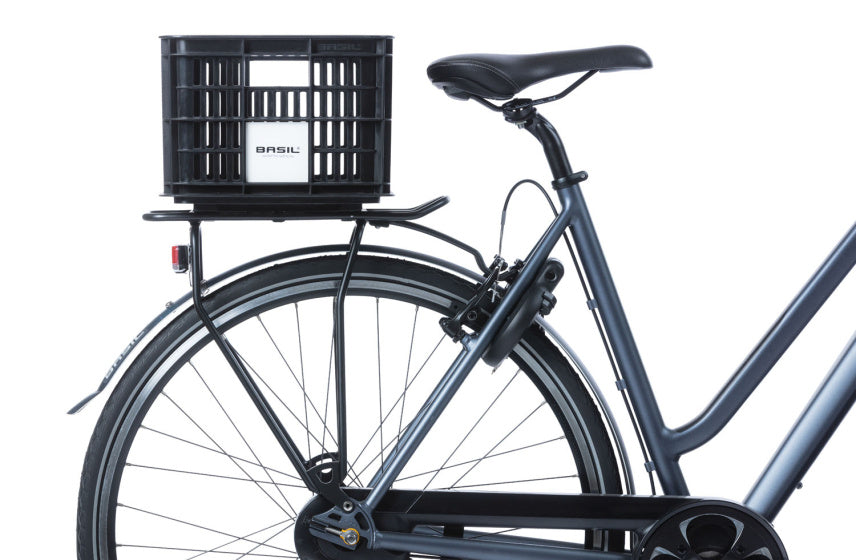 Basil fietskrat S - klein - 17.5 liter - zwart