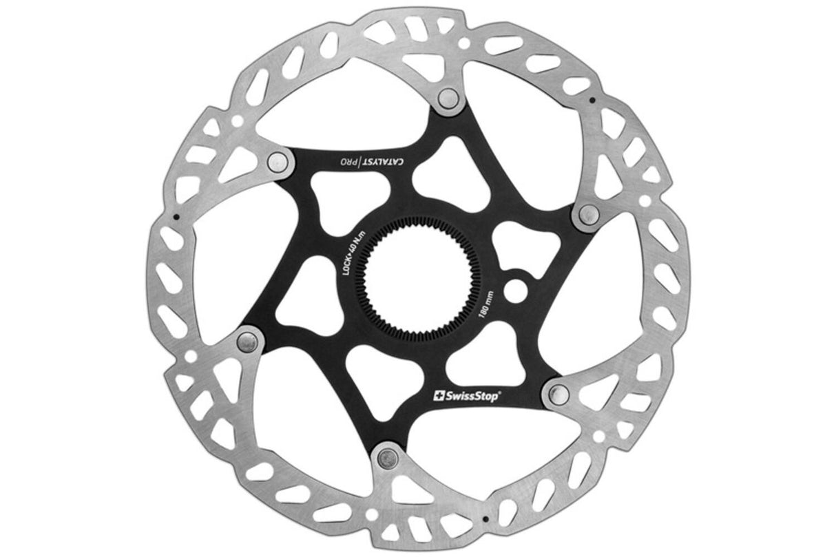 Swissstop - remschijf catalyst pro centerlock 180mm