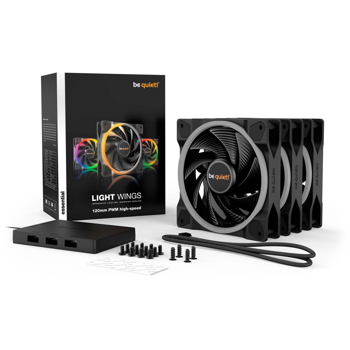 Be quiet! Light PWM 120 mm high-speed Triple Pack