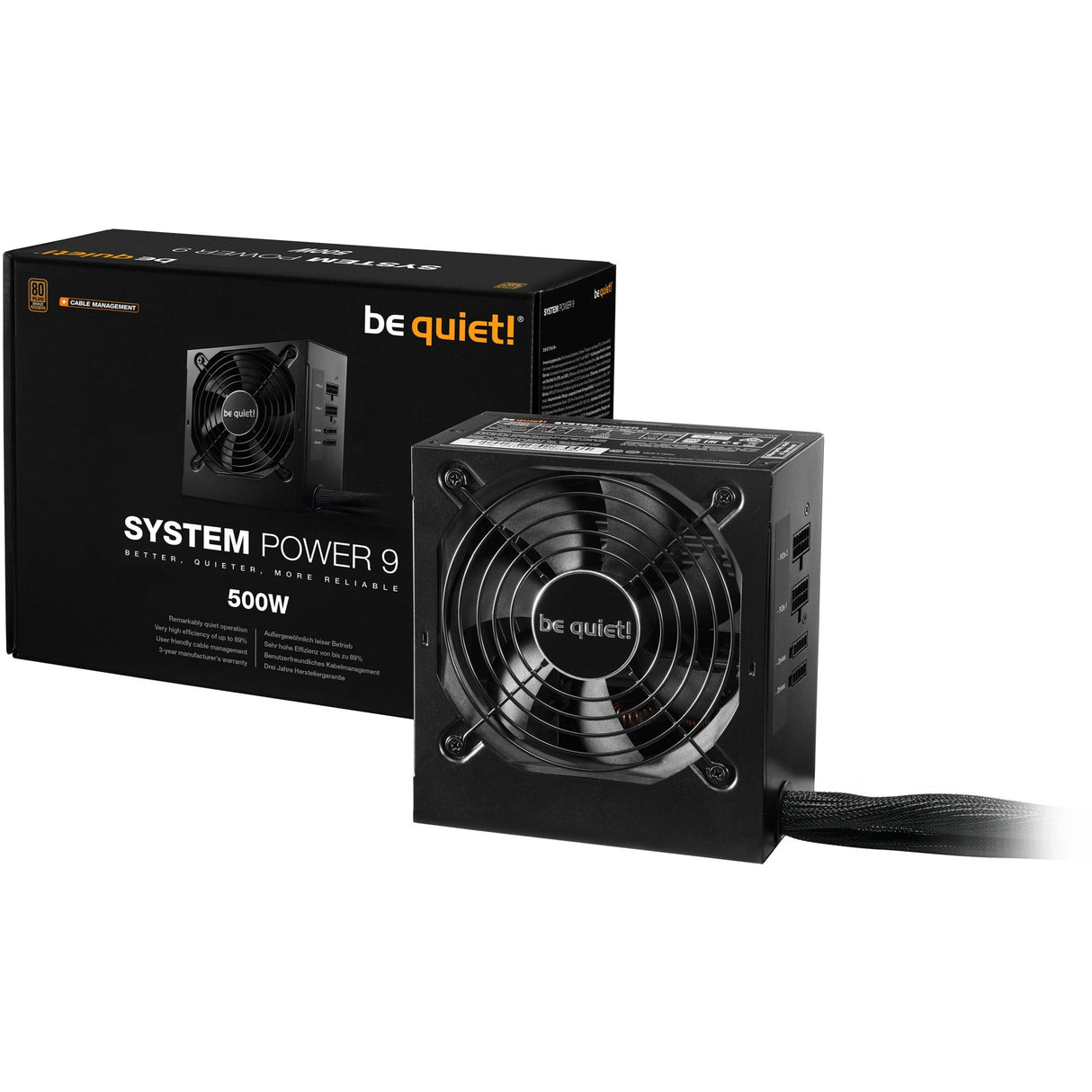 Be quiet! System 9 CM 500W
