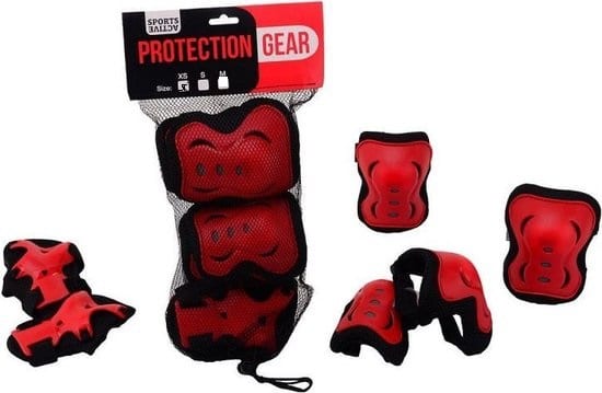Jonotoys protection set knie elleboog en pols beschermers maat xs