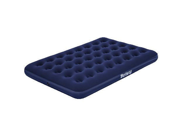 Bestway Flocked 22 Full Luchtbed 191 x 137 cm Blauw