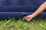Bestway Flocked 22 Full Luchtbed 191 x 137 cm Blauw