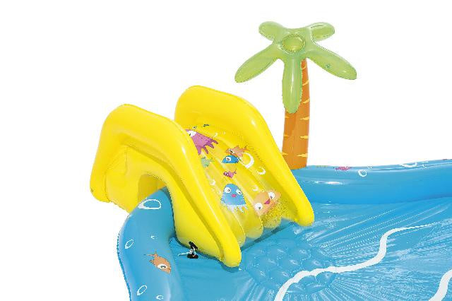 Bestway Playcenter Speelbad met Accessoires Blauw Oranje