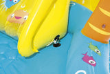 Bestway Playcenter Speelbad met Accessoires Blauw Oranje