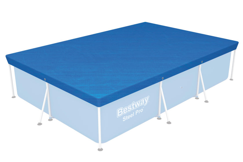 Bestway Steel Afdekzeil Rechthoek 300 Blauw