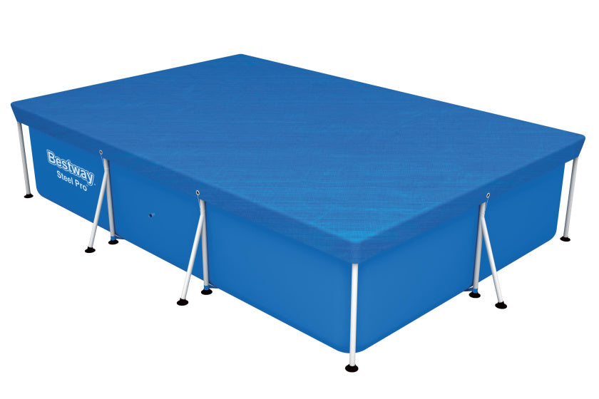 Bestway Steel Afdekzeil Rechthoek 300 Blauw