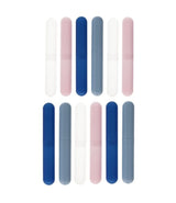 Badplezier 12 stuks tandenborstelhouder mat xl assorti