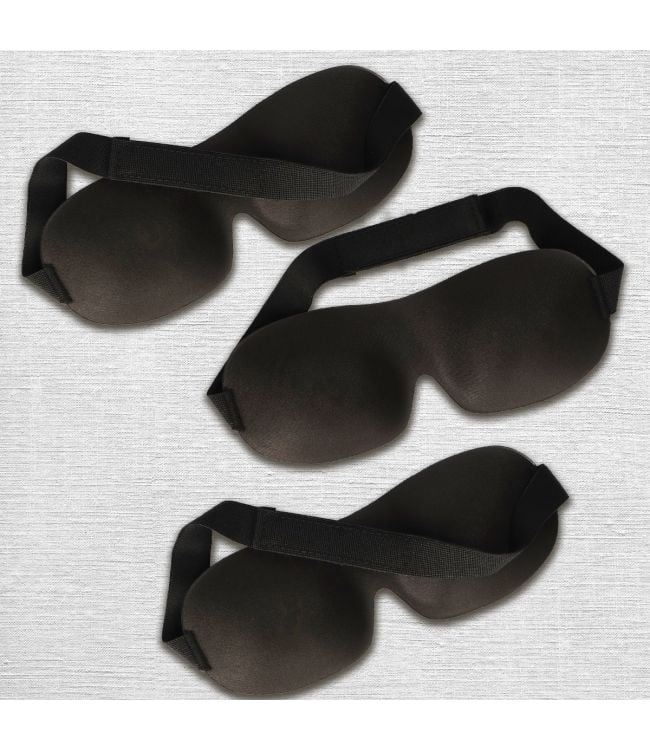 Bath fun slaapmasker 3d comfort zwart