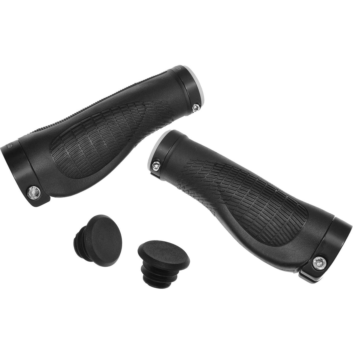 Trivio - fiets handvatten rubber ergonomisch lock-on zwart