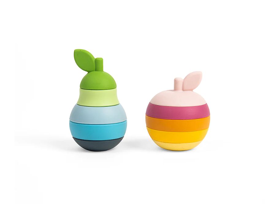 Bigjigs stapelbare appel en peer - vanaf 12mnd