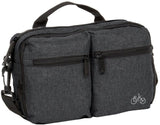 Bike drops stuurtas met schouderhengsel nylon 3l zwart