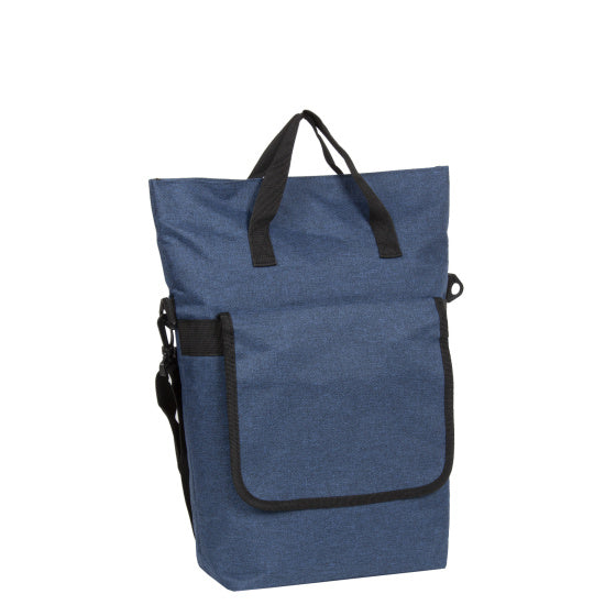 Bike drops shopper fietstas met schouderhengsel nylon 12l navy
