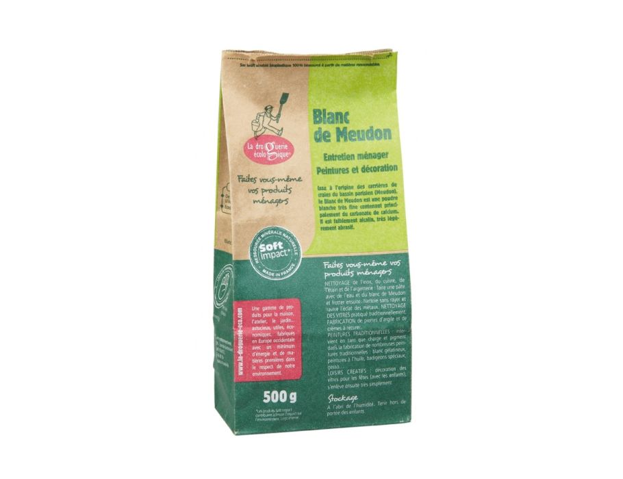 La droguerie ecologique witkalk - blanc de meudon - zilverpoets - 500g